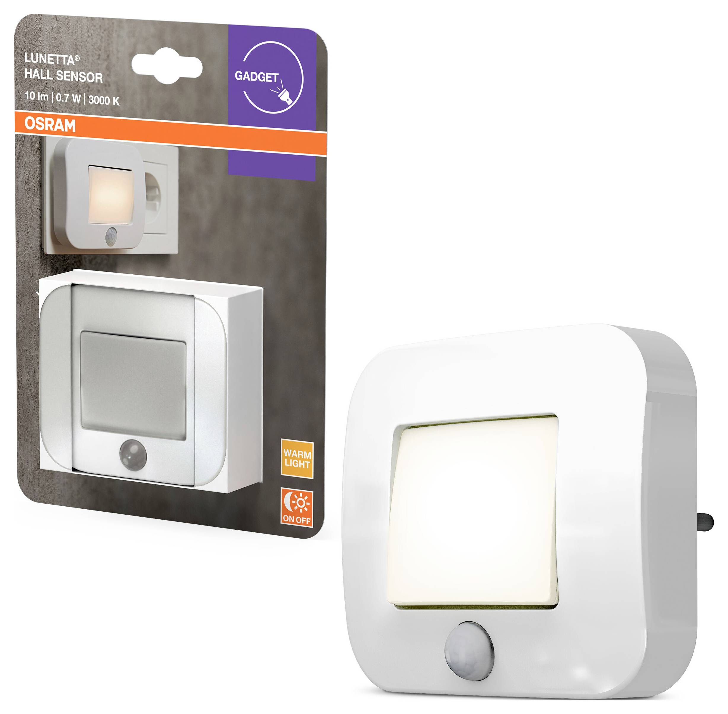 OSRAM HOMELIGHTING Lunetta Hall Sensor White 4099854532153 LED nočné svetlo-1