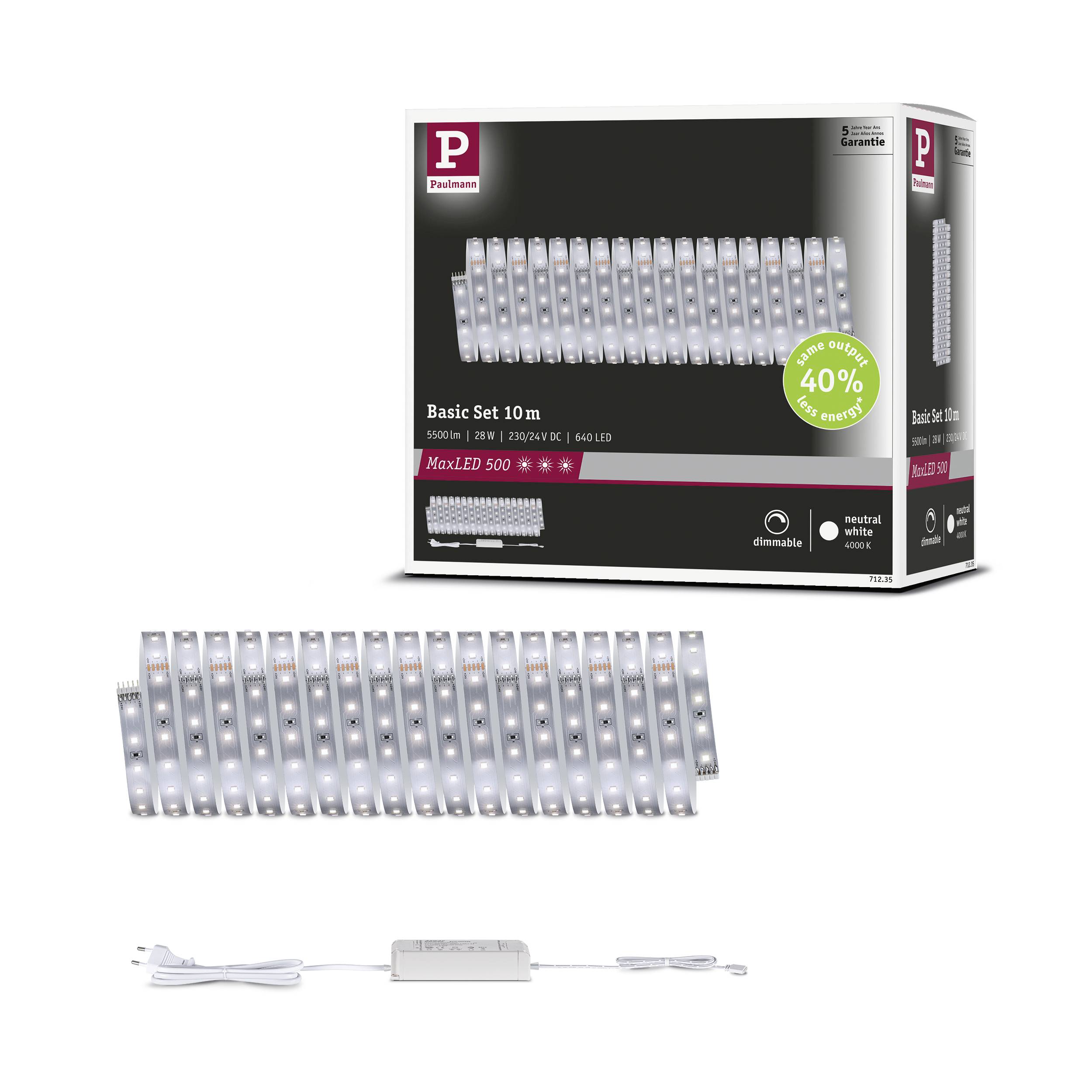 Paulmann 71235 LED pásik základná sada 230 V 10 m neutrálna biela-8