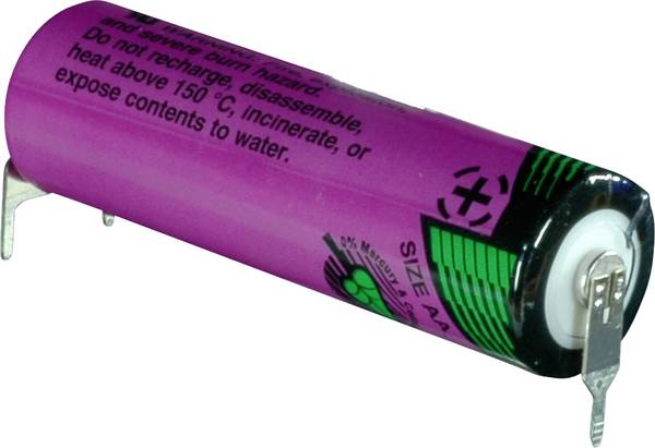Tadiran Batteries  špeciálny typ batérie mignon (AA) so spájkovacími hrotmi     1 ks