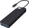 HYPER HD4102BKGL USB-C® dokovacia stanica integrovaná čítačka kariet