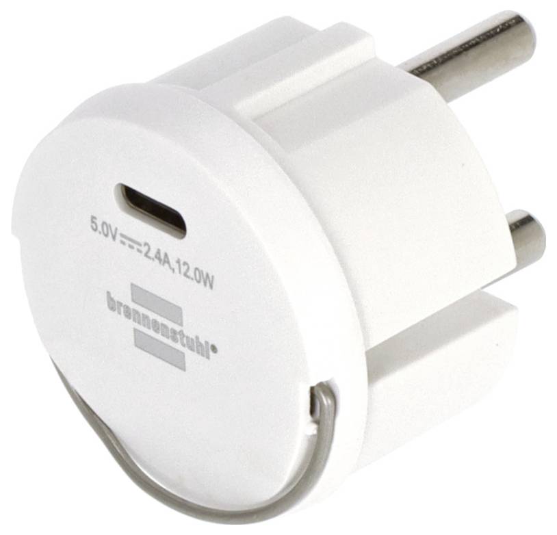 Brennenstuhl BRENNENSTUHL - Steckdoseneinsatz USB C 2,4A Adaptateur 12 W blanc 4