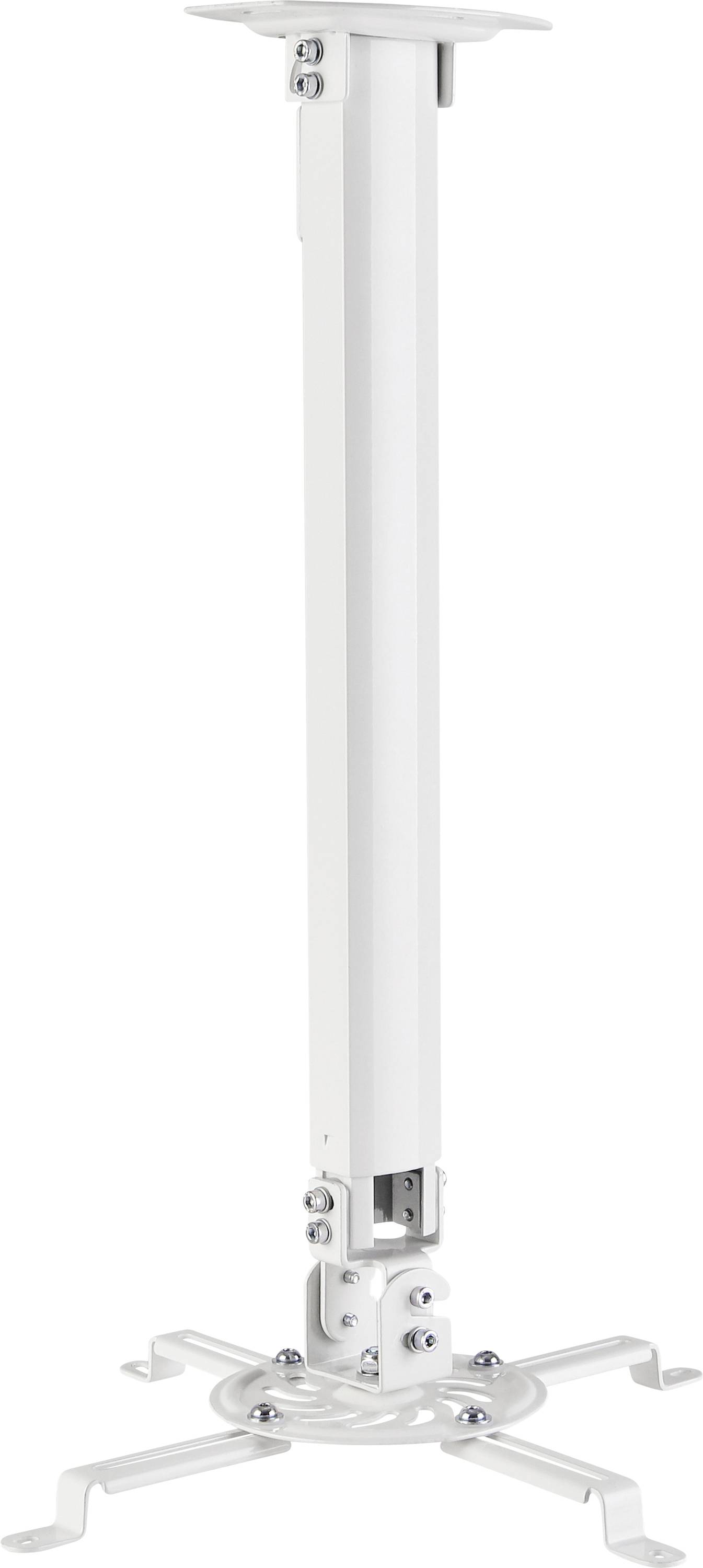 Reflecta Prometheus Supporto a soffitto per proiettore Montaggio a soffitto, Ruotabile Distanza dal soffitto/terra (max.): 900 mm Bianco