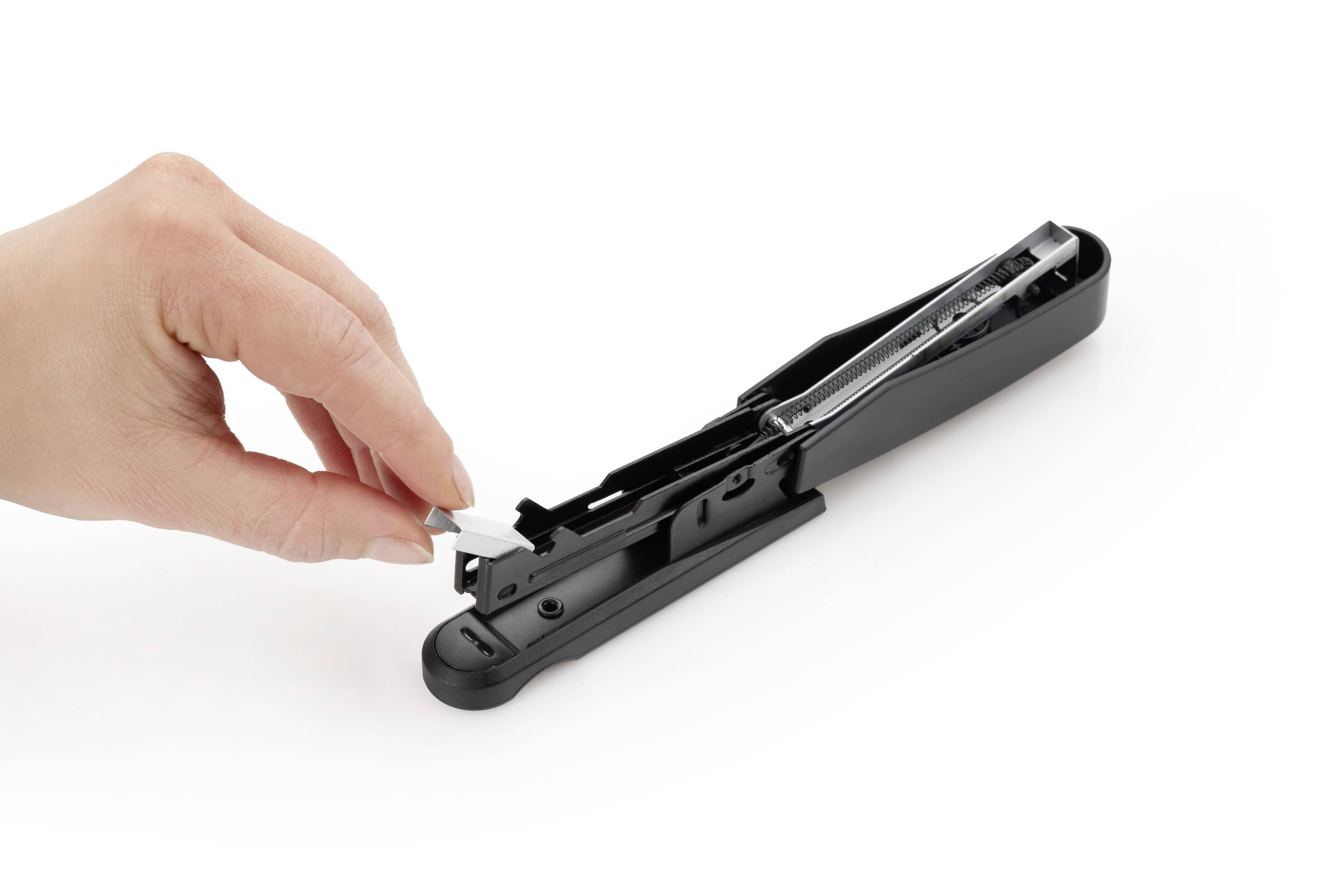 Novus Office B10 PRO re+new schwarz 020-1957 viazač čierna Viazacie výkon: 10 listov (80 g / m²)-3