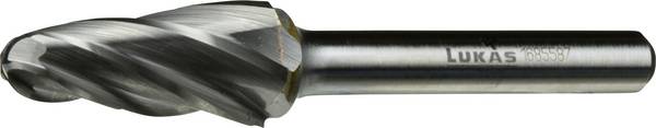 LUKAS-ERZETT A10021225615 fréza tvrdokov valec  Dĺžka 40 mm Vonkajší Ø 12 mm  Ø hriadeľa 6 mm