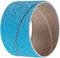 Modrý valcovitý brúsny návlek používaný na brúsenie povrchov, s drsnou štruktúrou na vonkajšej strane a hladkou vnútornou výstelkou.