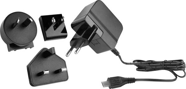 HN Power HNP06I-MICROUSBL6 zásuvkový adaptér so stálym napätím, 5 V, 1.5 A, 7.5 W, s austrálskym adaptérom, s adaptérom pre Európu, s britským adaptérom, s americkým adaptérom, HNP06I-MICROUSBL6