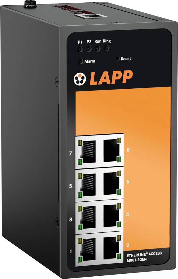 LAPP ETHERLINE® ACCESS M08T-2GEN priemyselný ethernetový switch  10 / 100 / 1000 MBit/s