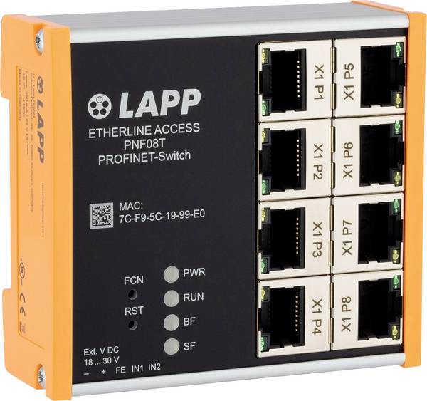 LAPP ETHERLINE® ACCESS PNF08T priemyselný ethernetový switch  10 / 100 / 1000 MBit/s