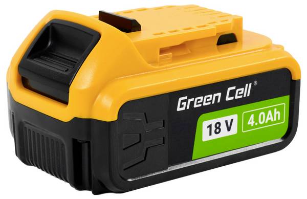 Green Cell DCB184 náhradný akumulátor pre elektrické náradie, 4.0 Ah Li-Ion akumulátor, GC-PTDW18V4