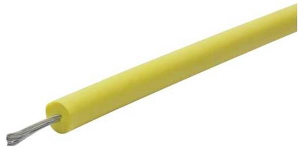 Rautronic 9001307 vysokonapäťový kábel , 1.5 mm², žltá, metrový tovar