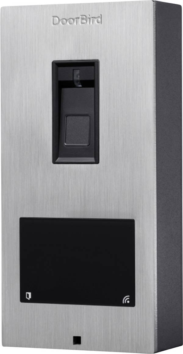 DoorBird 423872783 prístupový systém s čítačkou odtlačkov prstov / RFID na omietku   IP65 pripravené na Bluetooth