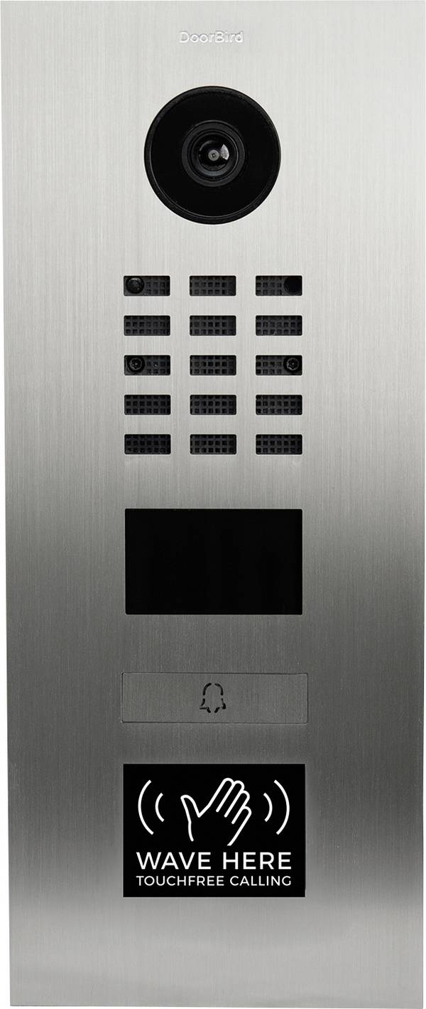 DoorBird D2101TFV LAN domovej telefón vonkajšia jednotka, nerezová oceľ V4A (brúsená), 423867925