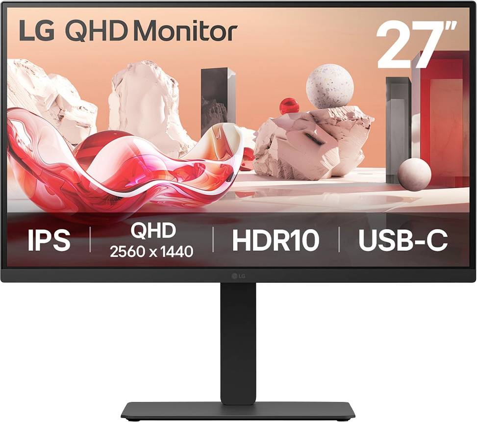 LG Electronics 27BA75QB-B Monitor LED ERP E (A - G) 68.6 cm (27 pollici) 16:9 5 ms