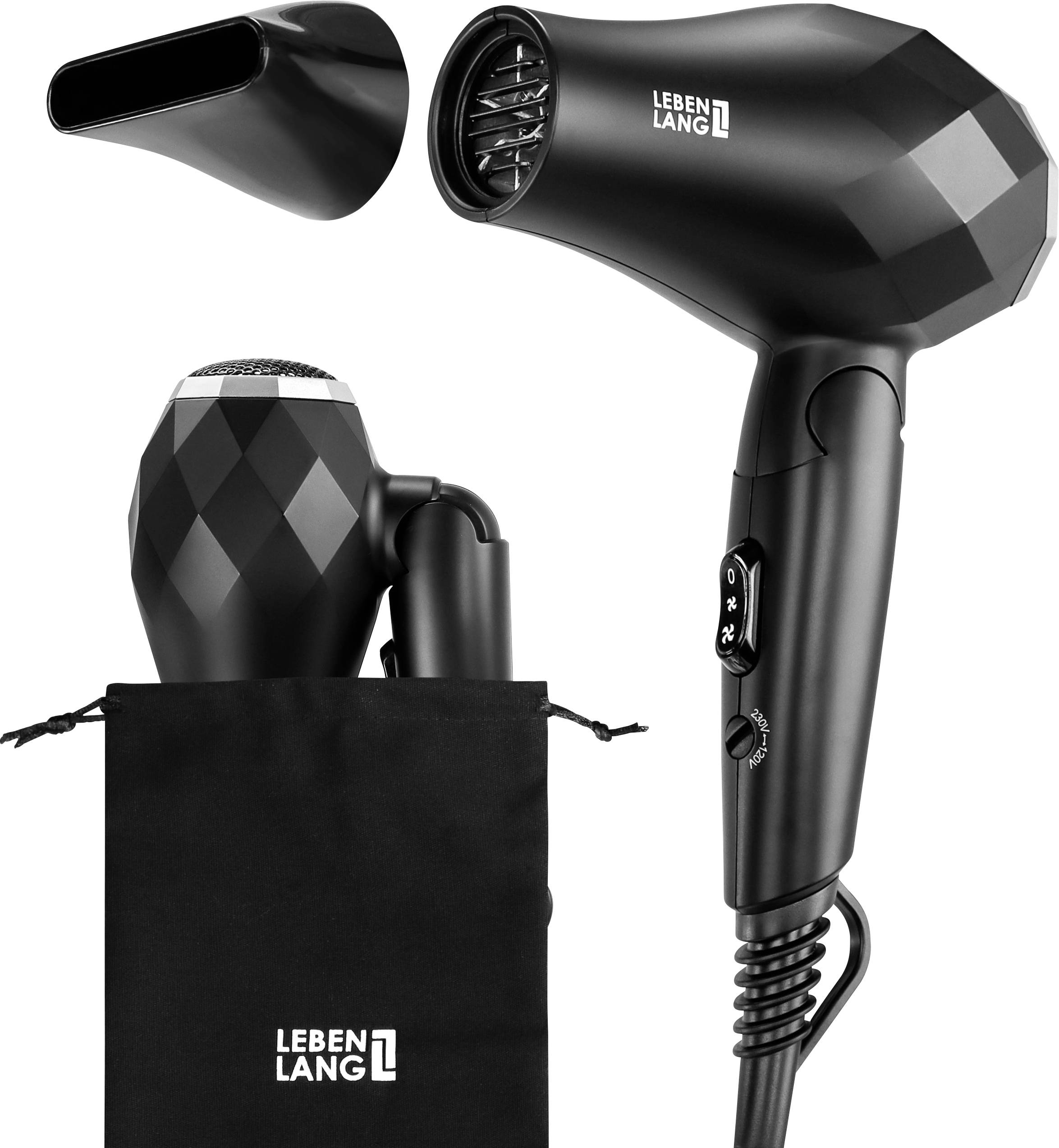 Lebenlang LBL3099S Haardroger Zwart