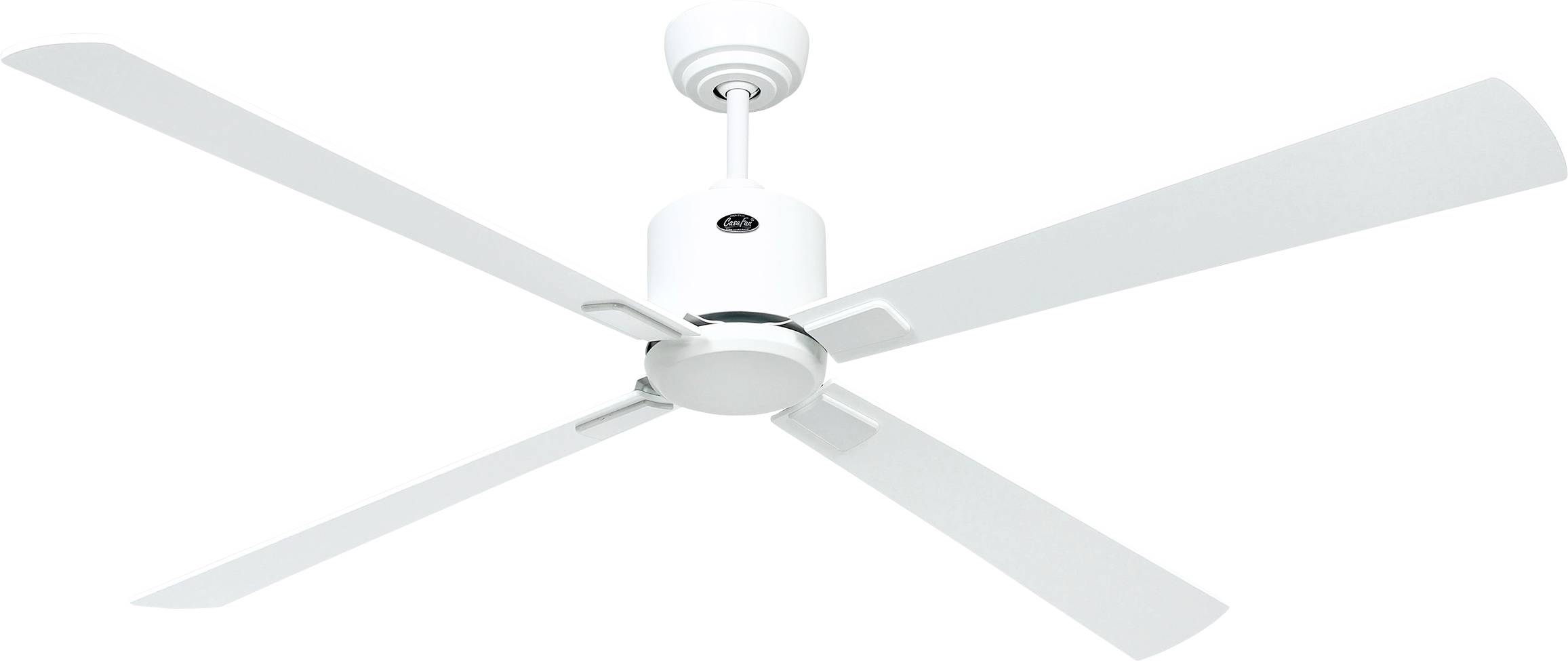 CasaFan ECO NEO III 152 WE-WE/LG WiFi Flügel Weiß/Lichtgrau Plafondventilator 27 W (Ø x h) 152 cm x 360 mm Wit Met afstandsbediening, Timer, Met wintermodus, afbeelding