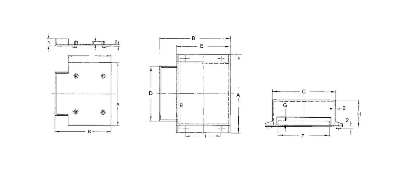 Strapubox 521 univerzálne púzdro, (d x š x v) 54 x 45 x 21 mm, ABS, 5 ks-1