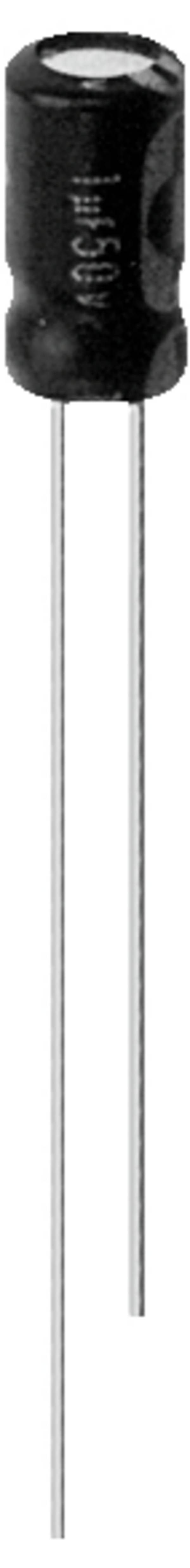 Jamicon  elektrolytický kondenzátor radiálne vývody    50 V/DC 20 % (Ø x v) 6.3 mm x 7.0 mm 1 ks