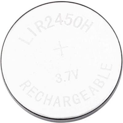 Akyga AKY1962 gombíkový akumulátor LIR 2450 Li-Ion akumulátor 200 mAh 3.7 V 1 ks-0