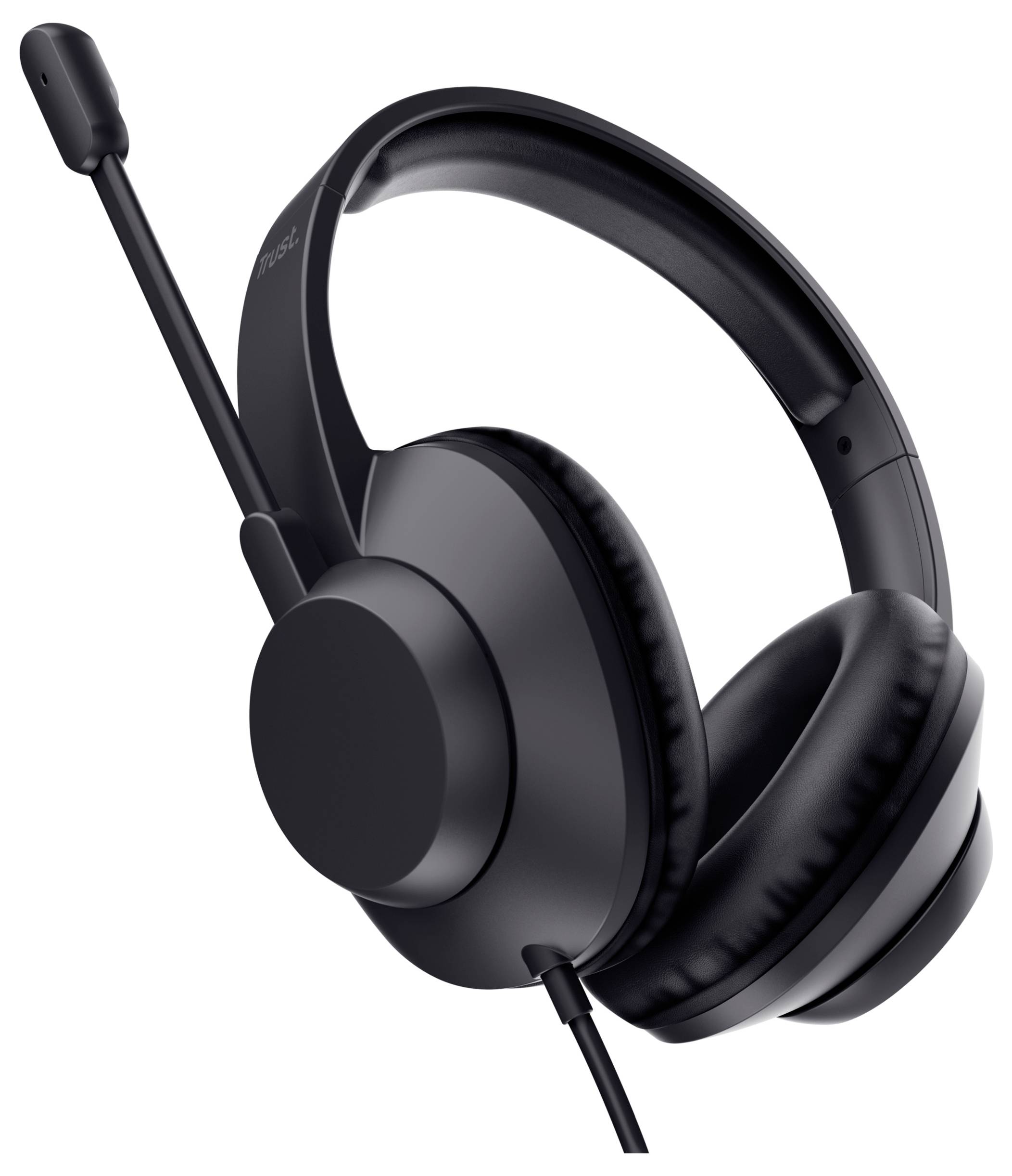 Trust Trust Ayda Max - Headset - On-Ear - kabelgebunden slúchadlá uzavretá (Over Ear) káblové, 25461, stereo, čierna, Re-2