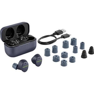 Bezdrôtové slúchadlá s nabíjacím púzdrom, USB-C kábel, viacero koncoviek do uší rôznych veľkostí a materiálov pre prispôsobenú a pohodlnú fixáciu.