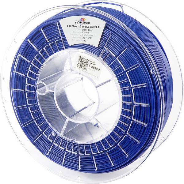 Spectrum Filaments 81558 Safeguard PLA vlákno pre 3D tlačiarne PLA plast  Antibakteriálne 1.75 mm 1000 g Dark Blue, modrá  1 ks