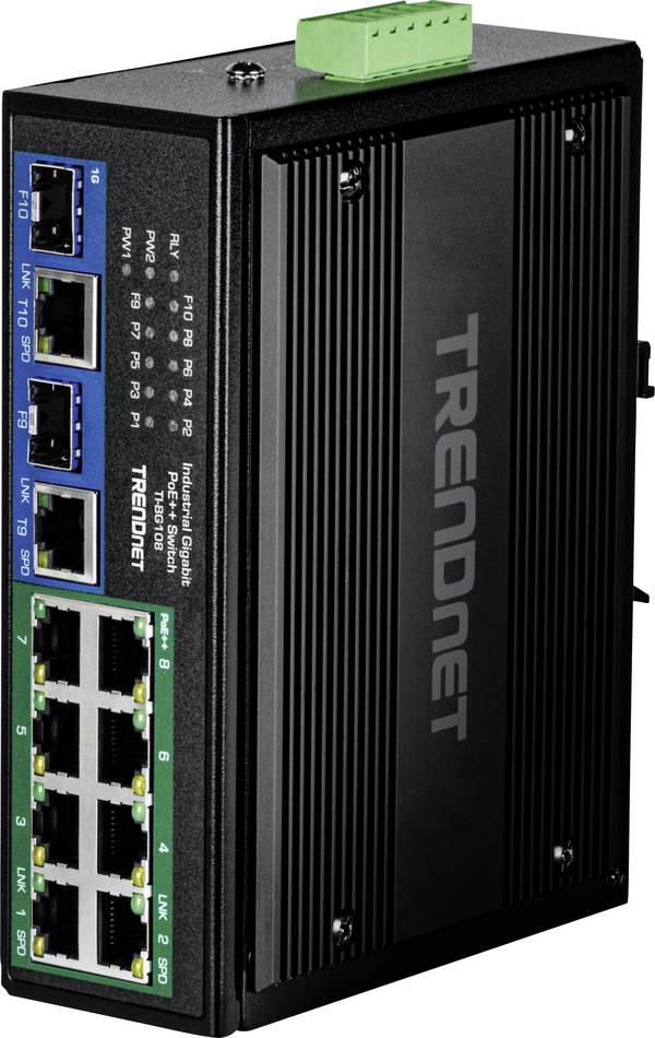 TrendNet TI-BG108 priemyselný ethernetový switch  10 / 100 / 1000 MBit/s