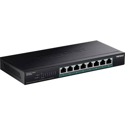 Sieťový prepínač s ôsmimi ethernetovými portami, navrhnutý na pripojenie viacerých zariadení v sieti, označený obchodnou značkou.