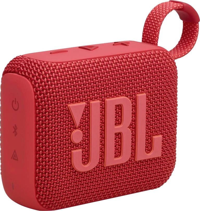 JBL JBL Go 4 - Lautsprecher - tragbar - kabellos Bluetooth luidspreker Draagbaar, Stofdicht, Waterafstotend Rood