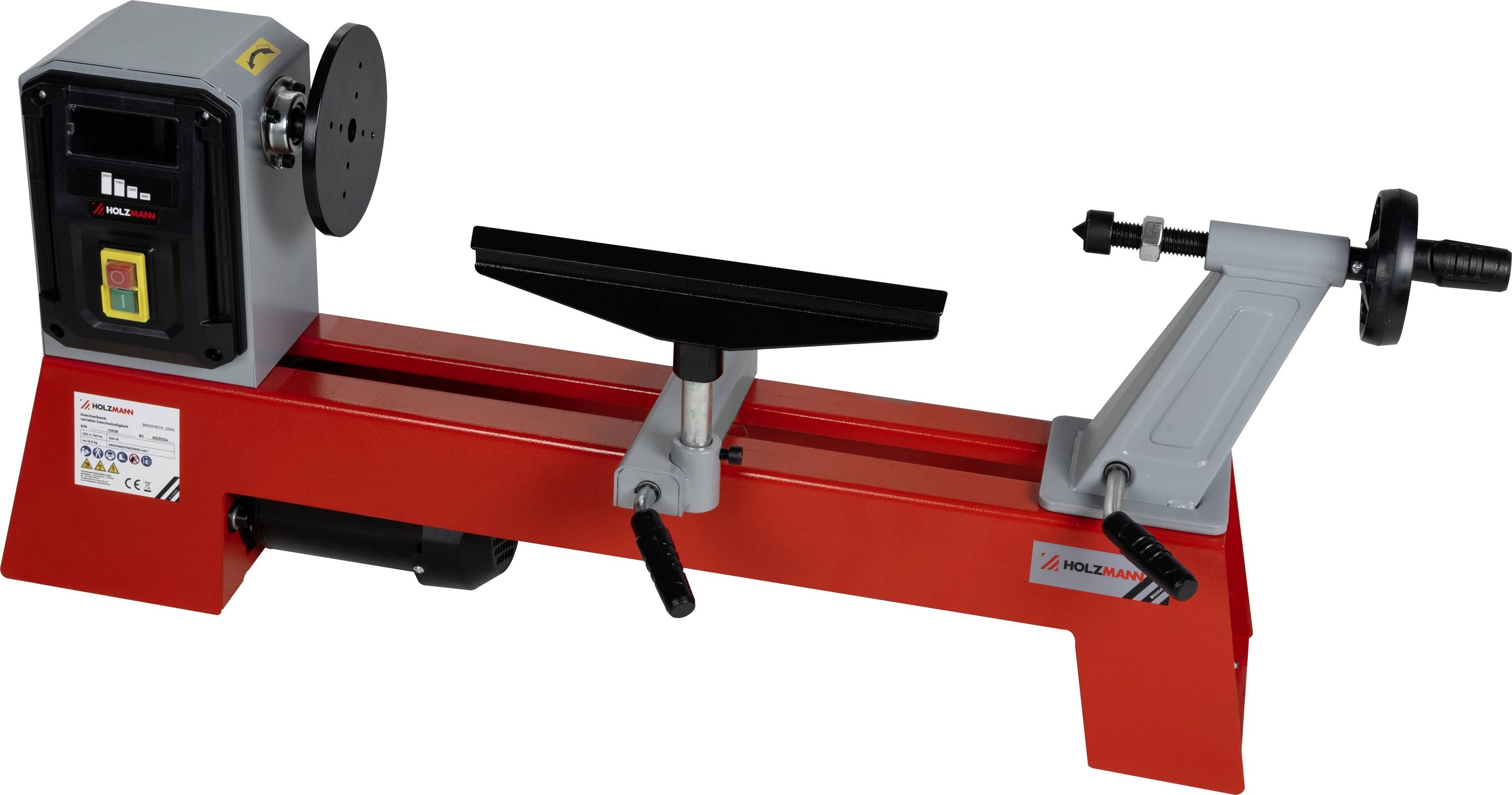 Holzmann Maschinen D500VECO_230V Hout Draaibank afbeelding