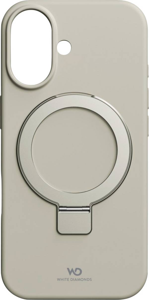 White Diamonds Mag Urban Stand Case Cover Apple iPhone 17 piesková