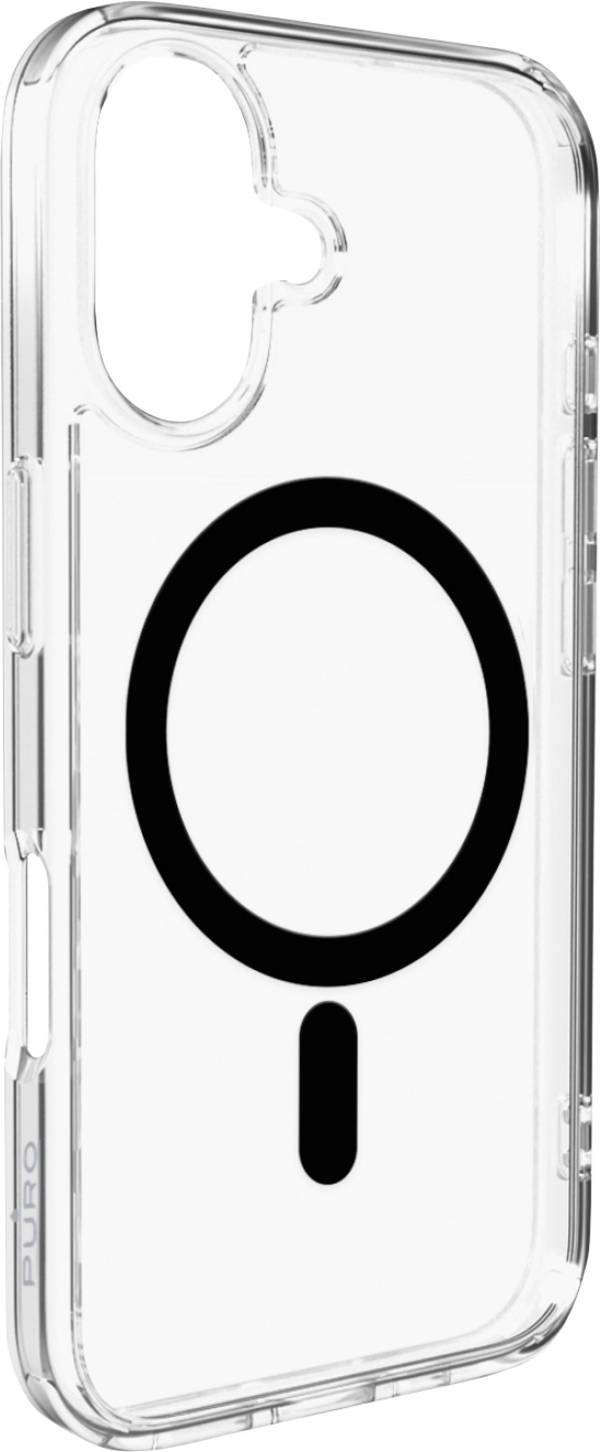 Puro  Cover Apple iPhone 17 priehľadná, čierna