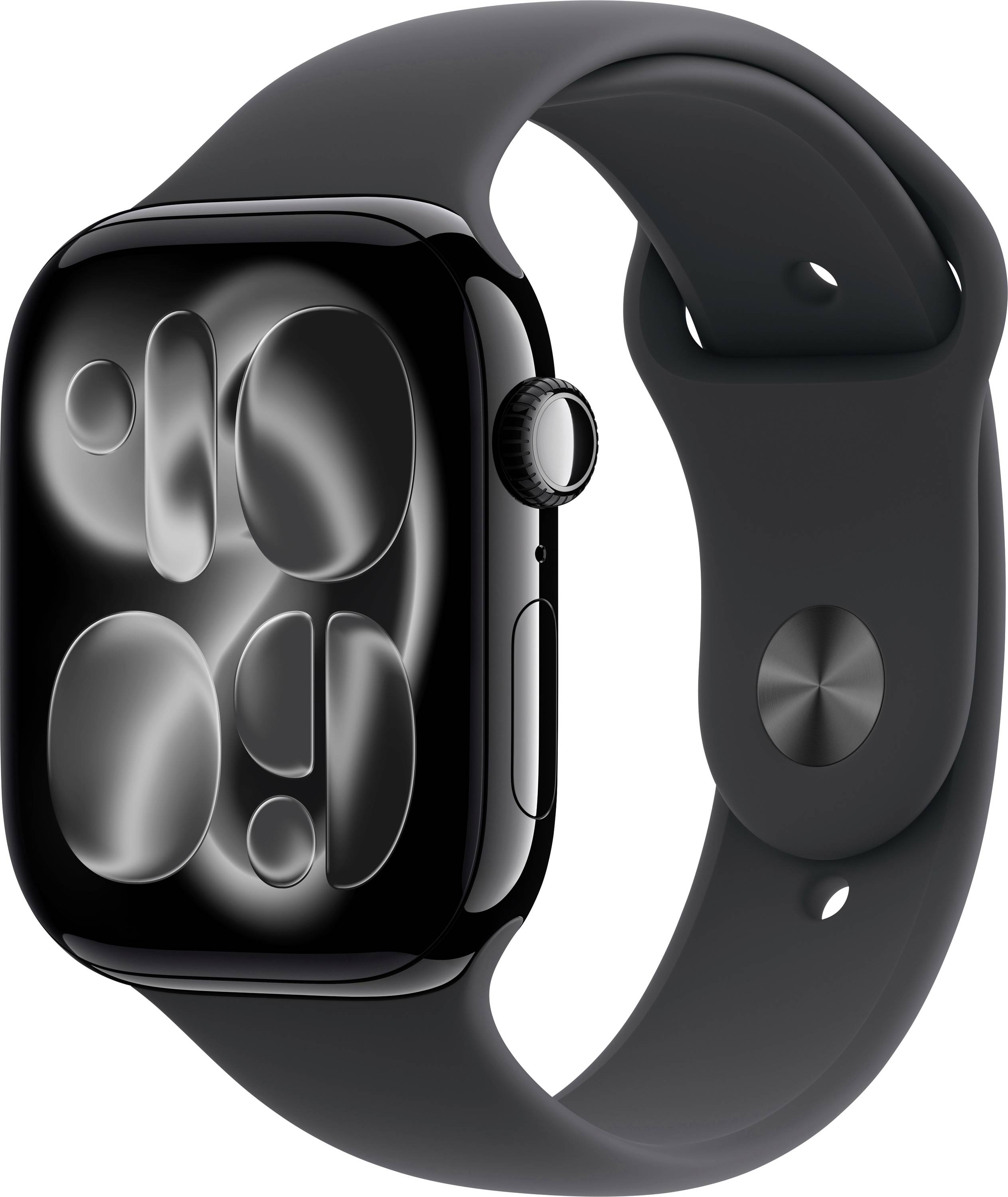 Apple Watch Series 11 GPS 46 mm boîtier en aluminium bracelet de sport noir M/L 2