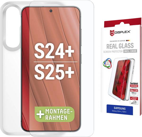 DISPLEX ochranné sklo na displej smartfónu Samsung Galaxy S25 1 ks Chrániaci proti odtlačkom prstov 01909