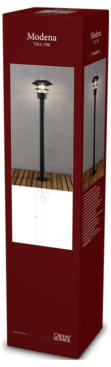 Konstsmide 7311-750 Modena vonkajšie stojanové osvetlenie E27 60 W čierna-1