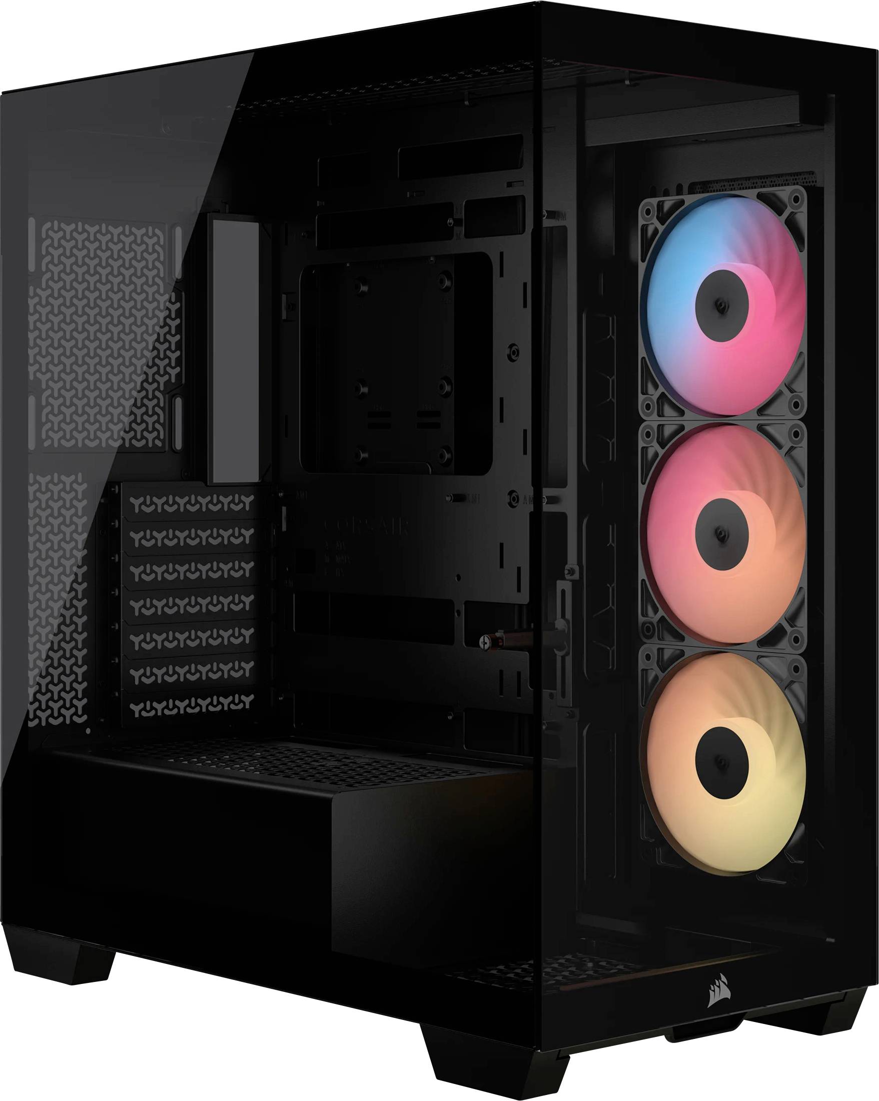 Corsair Geh Midi 3500X RSR ARGB Midi-Tower PC Case, PC Case da gioco Nero
