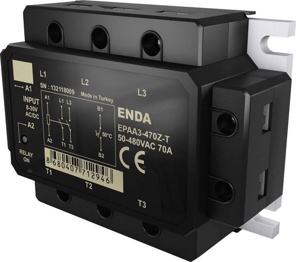 Enda polovodičové relé EPAA3-440Z 40 A Spínacie napätie (max.): 480 V/AC 1 ks