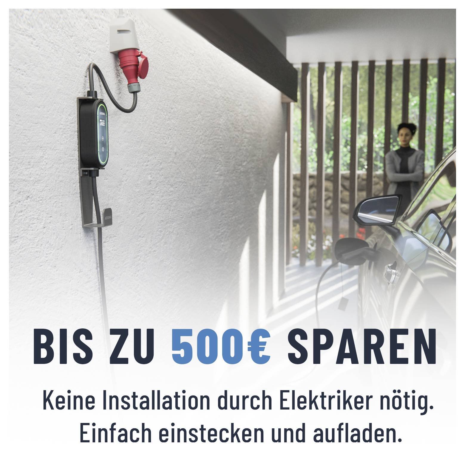 Až 500 EUR UŠETRIŤ. Žiadna inštalácia elektrikárom nie je potrebná. Jednoducho zapojiť a nabíjať.