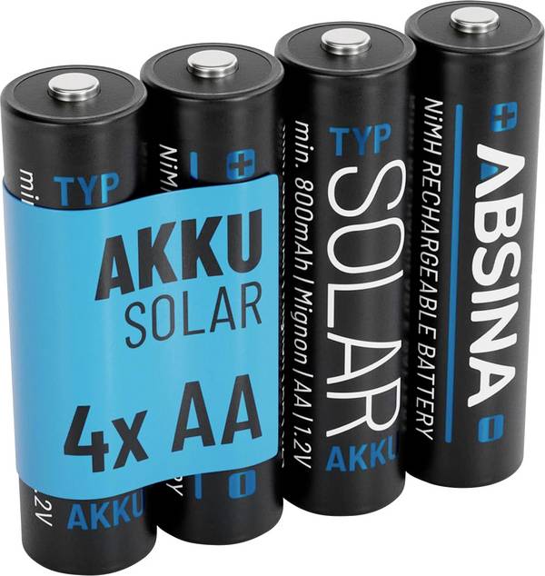 Absina  tužkový akumulátor typu AA  Ni-MH  1.2 V 4 ks