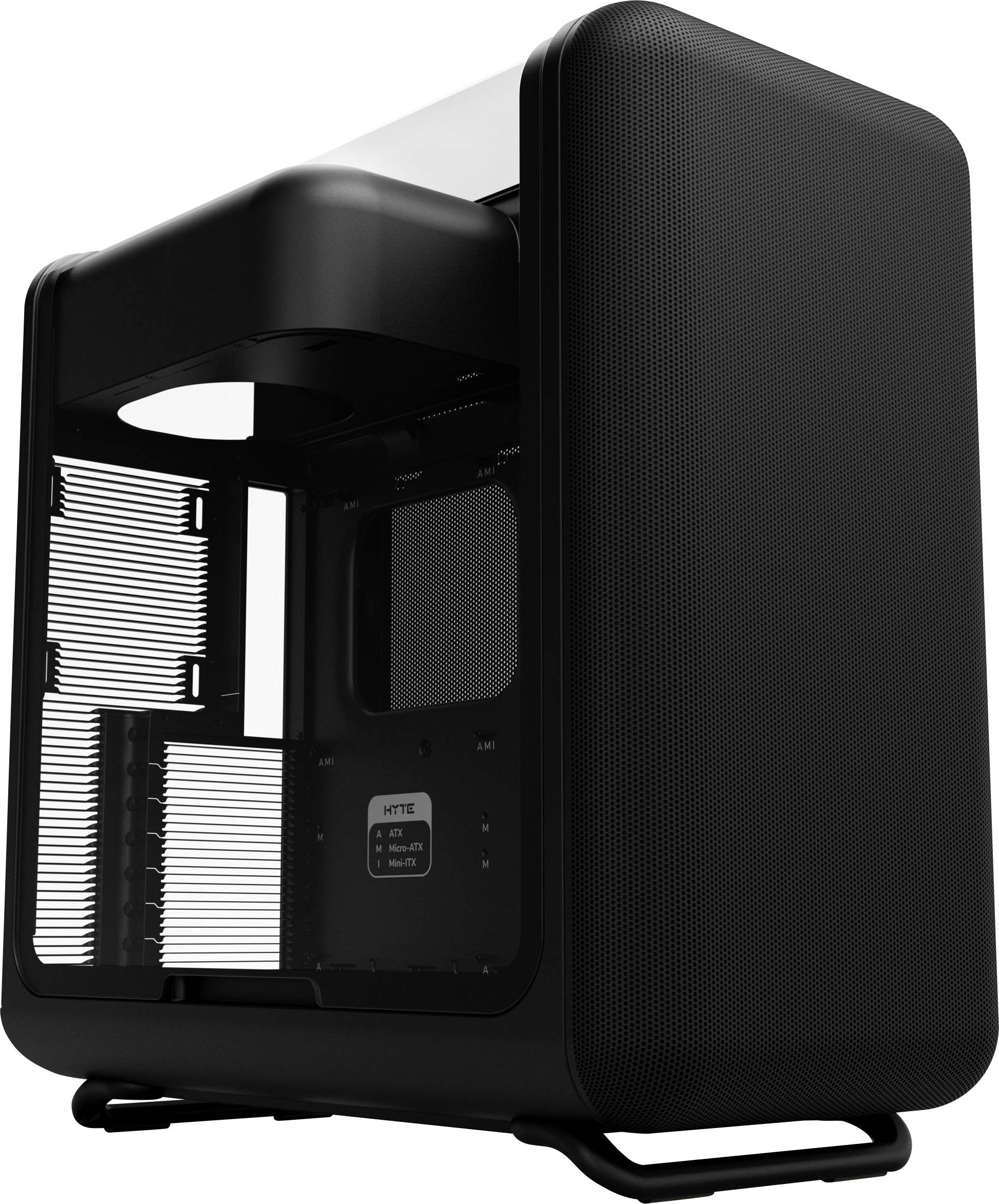 HYTE HYTE X50 Pitch Black Midi-Tower PC Case, PC Case da gioco Black