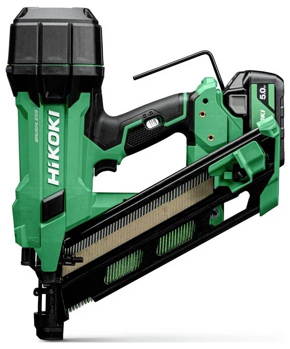 HiKOKI NR1890DCA NR1890DCAWQZ Spikpistol batteri inkl. 1x batteri, inkl. laddare