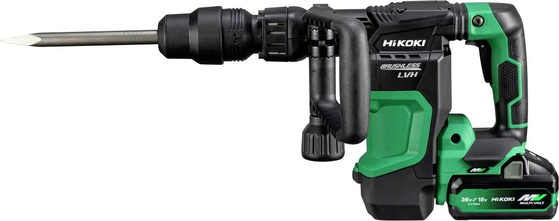 HiKOKI H3641DA SDS-Max-Accu-beitelhamer 4 Ah, 8 Ah