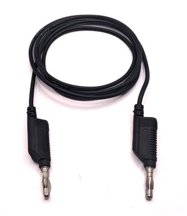 Mueller Electric BU-2020SR-A-60-0 merací kábel [banánikova zástrčka 4 mm - banánikova zástrčka 4 mm] 152.4 cm čierna 1 ks
