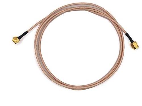 Mueller Electric BU-4150030048 Coaxkabel SMA-stekker SMA-stekker 1.21 m Transparant 1 stuk(s)