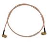 Mueller Electric BU-4150032024 koaxiálny kábel [SMA zástrčka - SMA zástrčka] 0.6 m priehľadná 1 ks