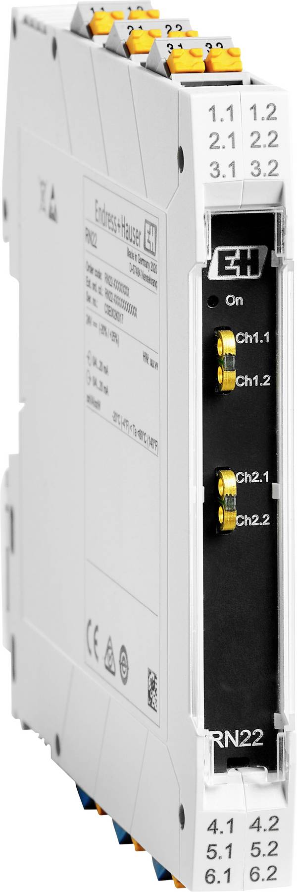 Odpojovač napájania RN22-8L2BPA ATEX, zásuvné svorky, 2-kanálový Endress+Hauser RN22 RN22-8L2BPA 1 ks