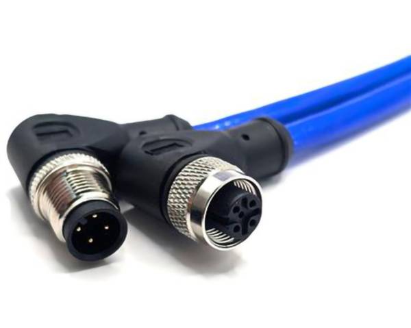Mueller Electric C4BD81M010 konektor akčného / snímacieho člena, C4BD81M010, piny: 4, 10 m, 1 ks