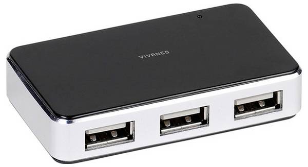 Vivanco USB 2.0 adaptér   látkový poťah