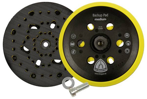 Klingspor 320490 HST 555 A samolepiaca podložka, 150 mm STREDNÝ závit M 8 Priemer 150 mm