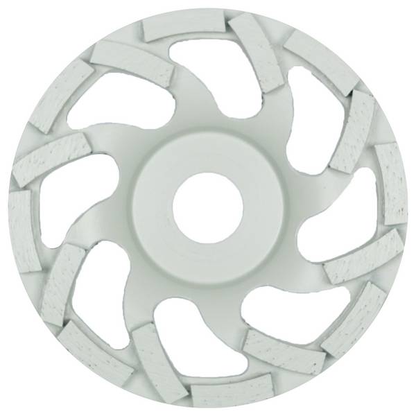 Klingspor 331022 Diamantový brúsny kotúč DS 600 S, 100 x 7,2 x 22,23 mm, 16 segmentov 7,2 x 5,5 mm, špeciálna geometria, redukčný krúžok 16 Priemer 100 mm
