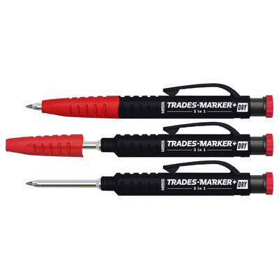 Markal TRADES-MARKER DRY 2IN1 95300 značka hlbokých dier 1 ks-0